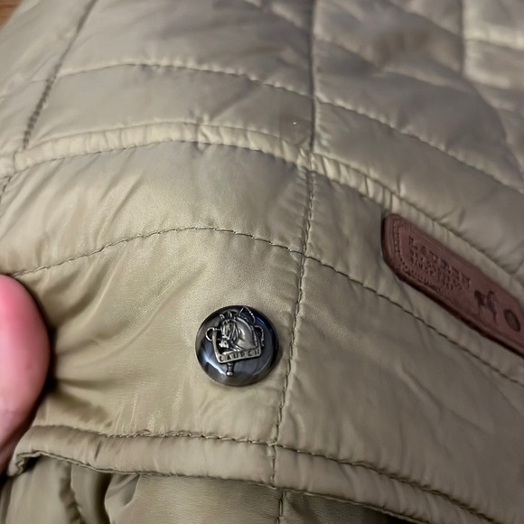 Lauren R.L Equestrian Quilted Nylon Leather Trimmed Jacket - Picture 15 of 16